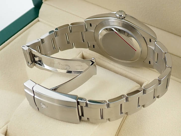ロレックス オイスターパーペチュアル41 Ref.124300 ステンレススチール ブライトブルー文字盤