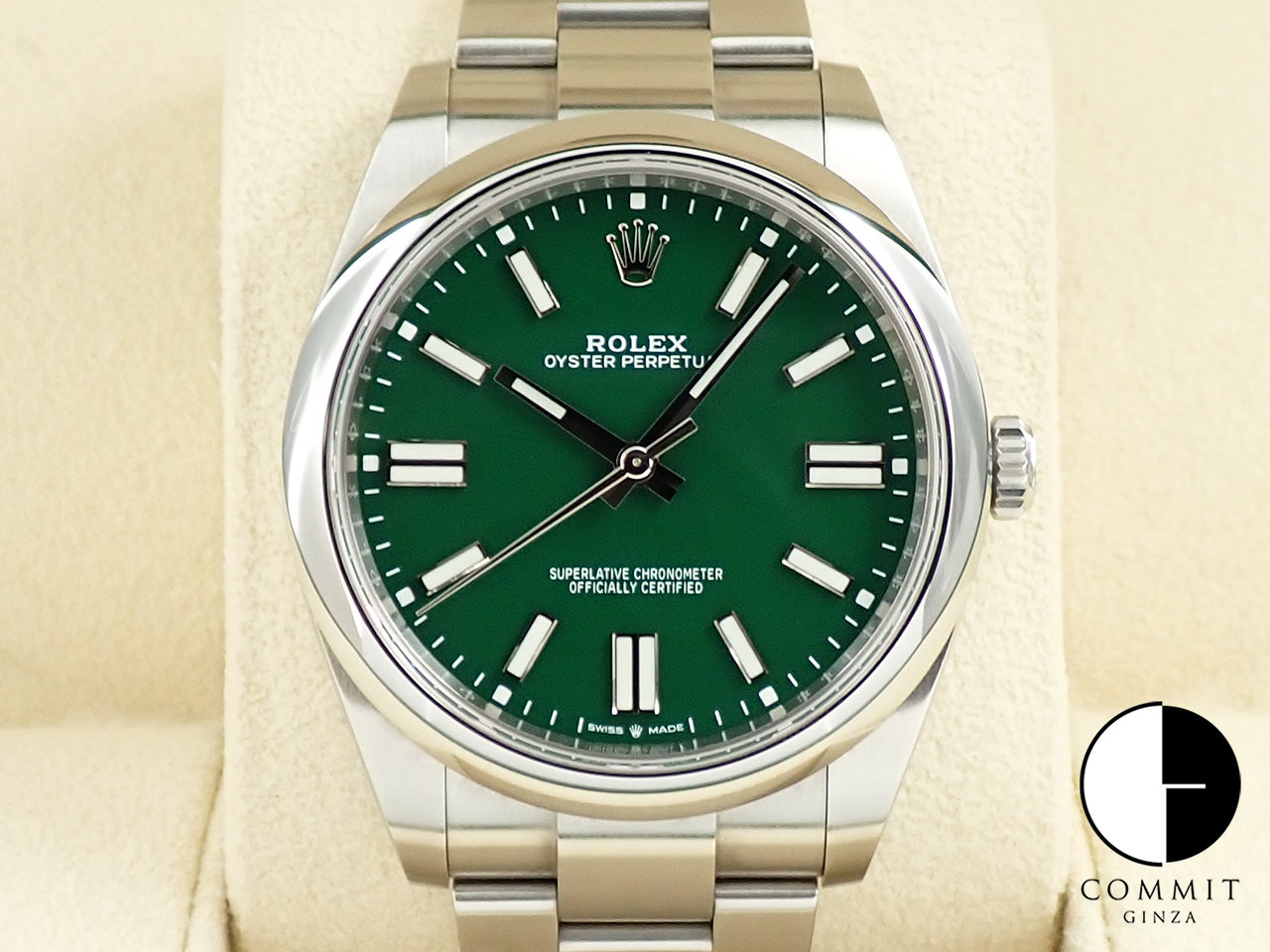 124300 Green Oyster Perpetual 41 | Rolex | UFPC0018 - Commit