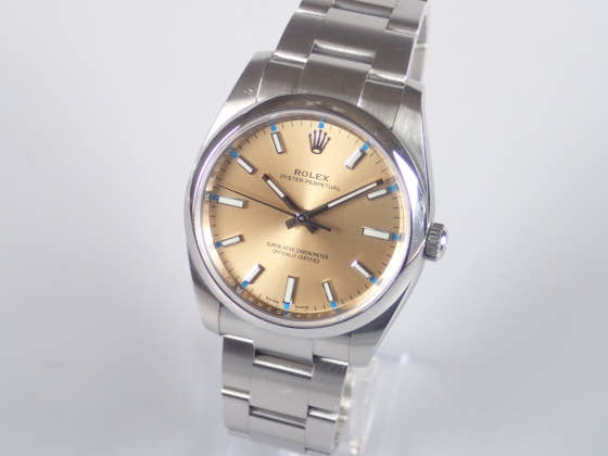 ロレックス オイスターパーペチュアル Ref.114200 シャンパン文字盤 中古 oyster-perpetual-93