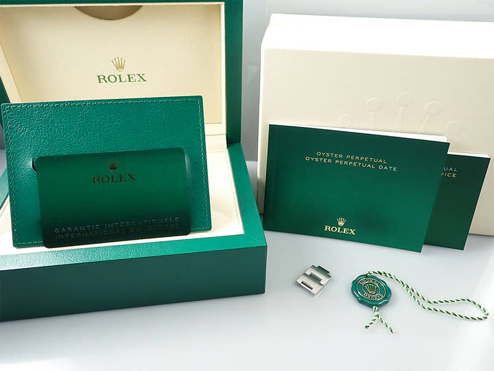 ロレックス オイスターパーペチュアル41 Ref.124300 ステンレススチール ターコイズ文字盤