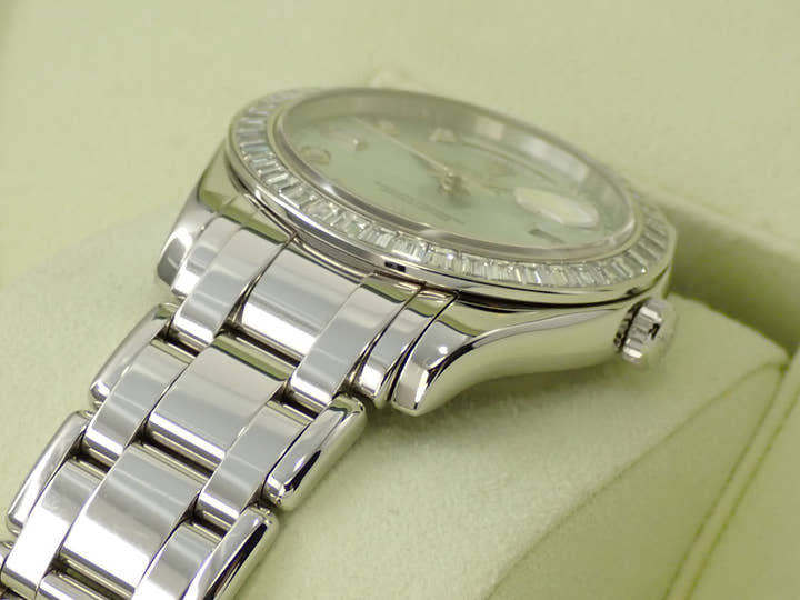 ロレックス デイデイト パールマスター Ref.18946A プラチナ アイスブルー文字盤