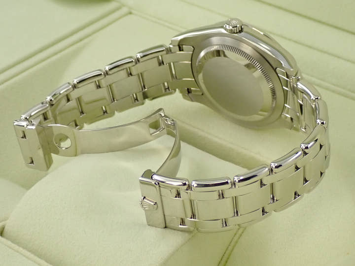 ロレックス デイデイト パールマスター Ref.18946A プラチナ アイスブルー文字盤