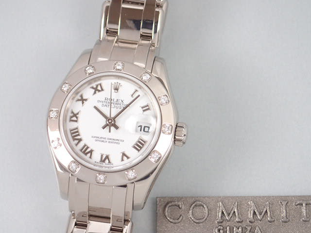 Rolex Datejust Ref.80319 White Roman Dial Used Pearlmaster