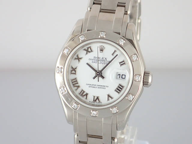 Rolex Datejust Ref.80319 White Roman Dial Used Pearlmaster