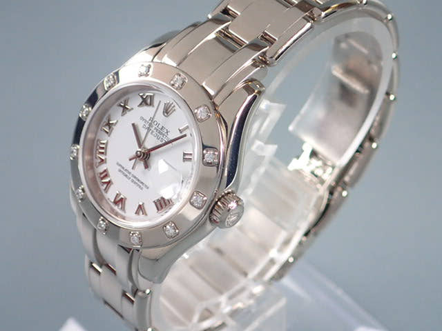 Rolex Datejust Ref.80319 White Roman Dial Used Pearlmaster