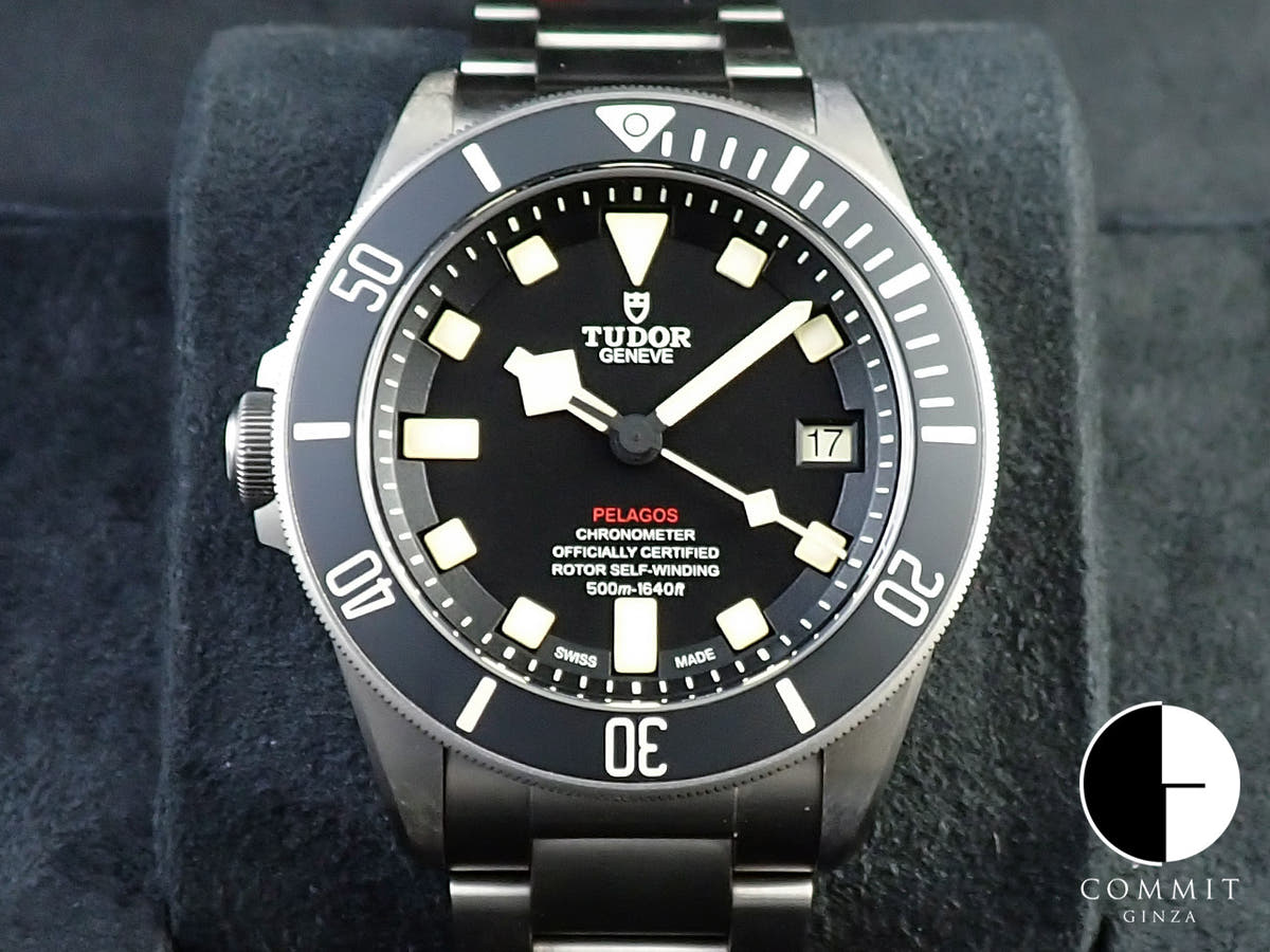 チューダー(チュードル) ぺラゴス LHD レフトハンドドライブ Ref.25610TNL ブラック文字盤 中古 K0U31786