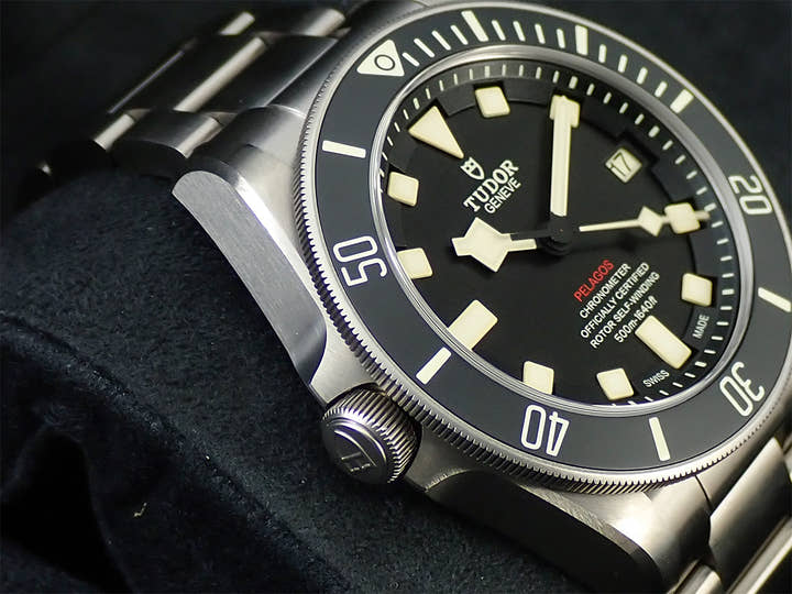 チューダー(チュードル) ぺラゴス LHD レフトハンドドライブ Ref.25610TNL ブラック文字盤 中古 K0U31786