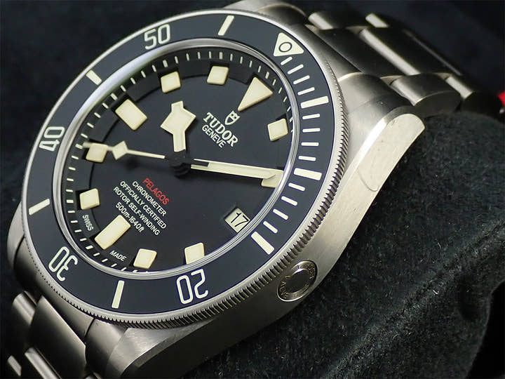 チューダー(チュードル) ぺラゴス LHD レフトハンドドライブ Ref.25610TNL ブラック文字盤 中古 K0U31786