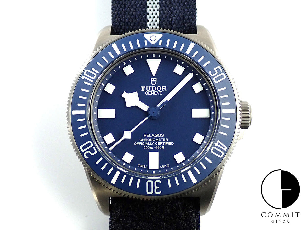 チューダー(チュードル) ペラゴス FXD Ref.2570B/23 ブルー文字盤 美品 57SC3506
