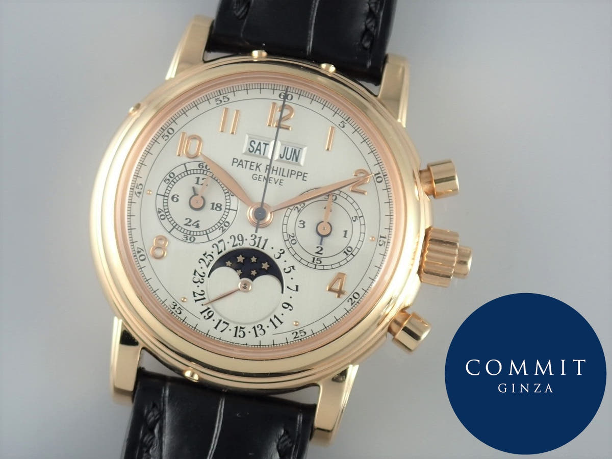 パテックフィリップ パーペチュアルカレンダー Ref.5004R オパーリンシルバー文字盤 中古 perpetual-calendar-15