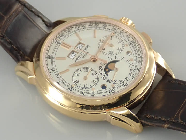 Patek Philippe Perpetual Calendar Chronograph Ref. 5270R-001 Rose Gold Silver Dial