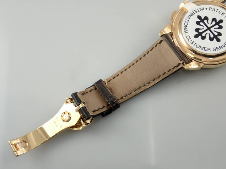 Patek Philippe Perpetual Calendar Chronograph Ref. 5270R-001 Rose Gold Silver Dial