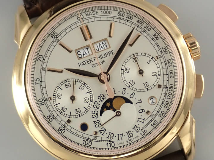 Patek Philippe Perpetual Calendar Chronograph Ref. 5270R-001 Rose Gold Silver Dial