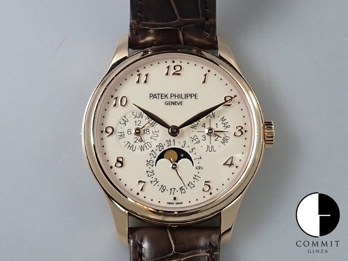 パテックフィリップ パーペチュアルカレンダー Ref.5327R-001 ローズゴールド アイボリー文字盤