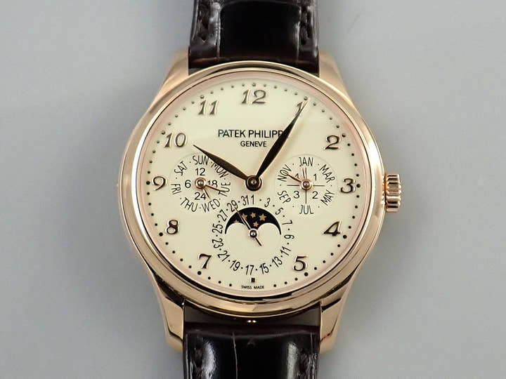 パテックフィリップ パーペチュアルカレンダー Ref.5327R-001 ローズゴールド アイボリー文字盤