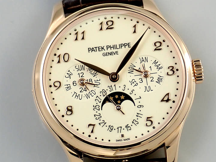 パテックフィリップ パーペチュアルカレンダー Ref.5327R-001 ローズゴールド アイボリー文字盤
