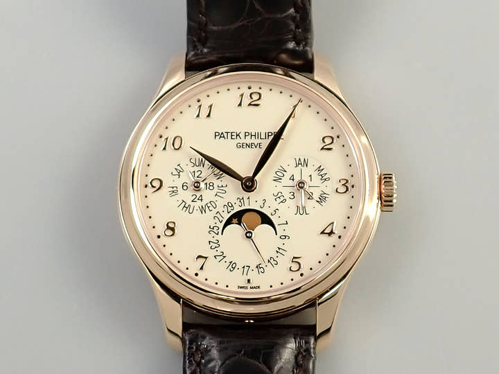 パテックフィリップ パーペチュアルカレンダー Ref.5327R-001 ローズゴールド アイボリー文字盤