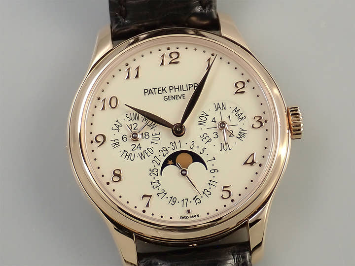 パテックフィリップ パーペチュアルカレンダー Ref.5327R-001 ローズゴールド アイボリー文字盤