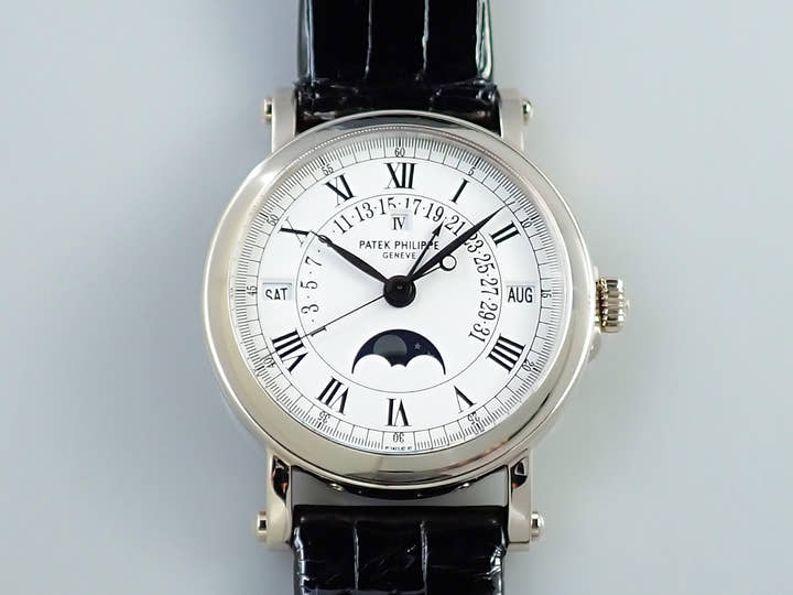 パテックフィリップ パーペチュアルカレンダー レトログラード Ref.5059G-001 ホワイトゴールド ホワイト文字盤
