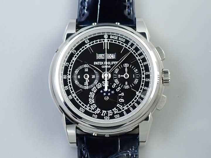 パテックフィリップ パーペチュアルカレンダー クロノグラフ Ref.5970P-001 プラチナ ブラック文字盤