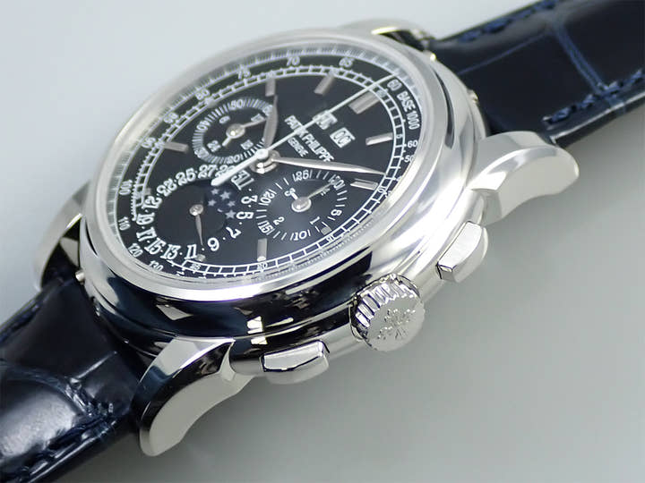 パテックフィリップ パーペチュアルカレンダー クロノグラフ Ref.5970P-001 プラチナ ブラック文字盤