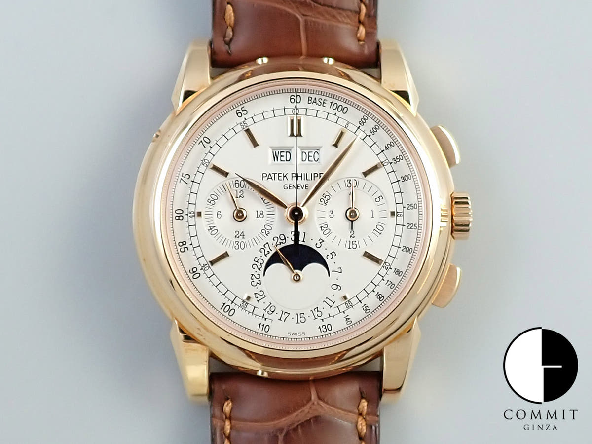 パテックフィリップ パーペチュアルカレンダー クロノグラフ Ref.5970R-001 ローズゴールド シルバー文字盤