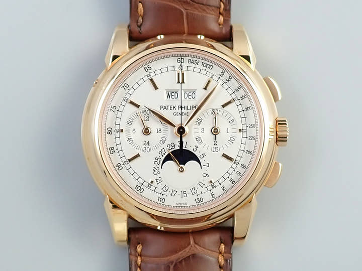 パテックフィリップ パーペチュアルカレンダー クロノグラフ Ref.5970R-001 ローズゴールド シルバー文字盤