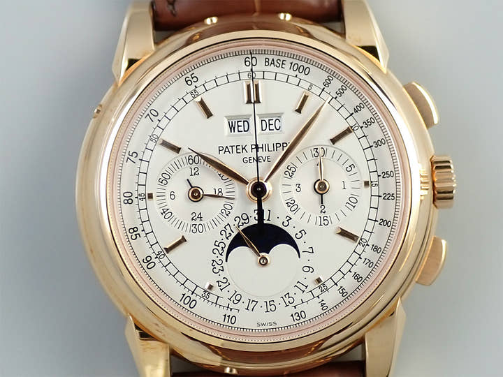 パテックフィリップ パーペチュアルカレンダー クロノグラフ Ref.5970R-001 ローズゴールド シルバー文字盤