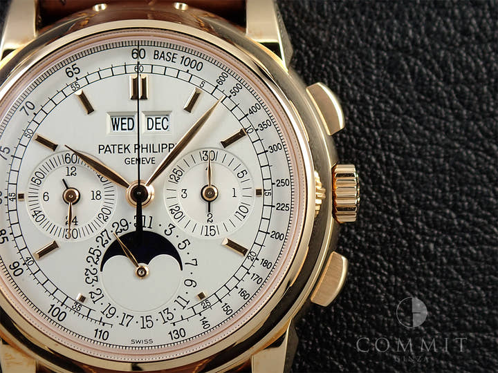 パテックフィリップ パーペチュアルカレンダー クロノグラフ Ref.5970R-001 ローズゴールド シルバー文字盤