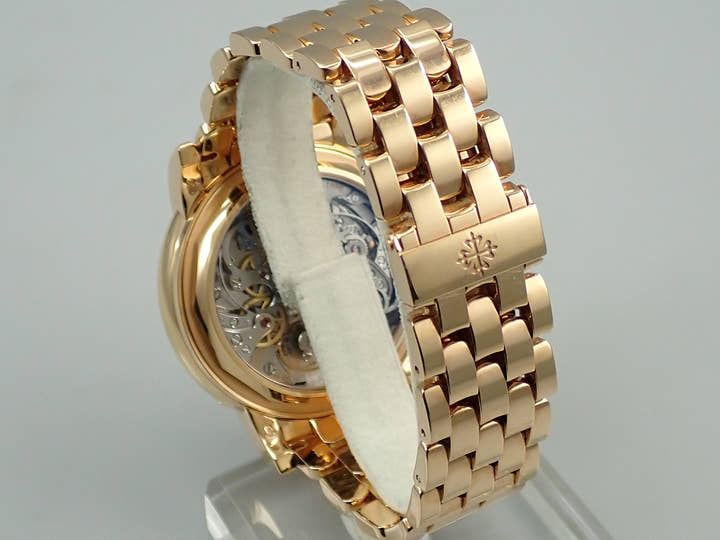 パテックフィリップ パーペチュアルカレンダー スプリットセコンド クロノグラフ Ref.5204/1R-001 ローズゴールド ブラック文字盤