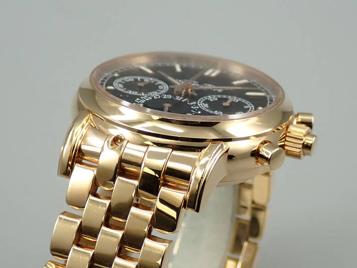 パテックフィリップ パーペチュアルカレンダー スプリットセコンド クロノグラフ Ref.5204/1R-001 ローズゴールド ブラック文字盤