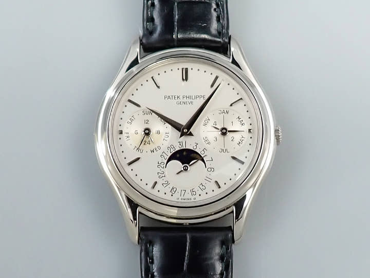 パテックフィリップ パーペチュアルカレンダー Ref.3940G-001 ホワイトゴールド シルバー文字盤