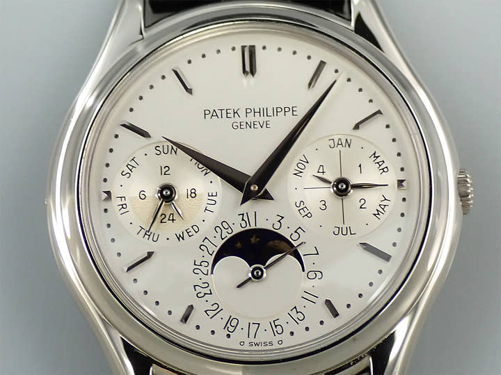 パテックフィリップ パーペチュアルカレンダー Ref.3940G-001 ホワイトゴールド シルバー文字盤