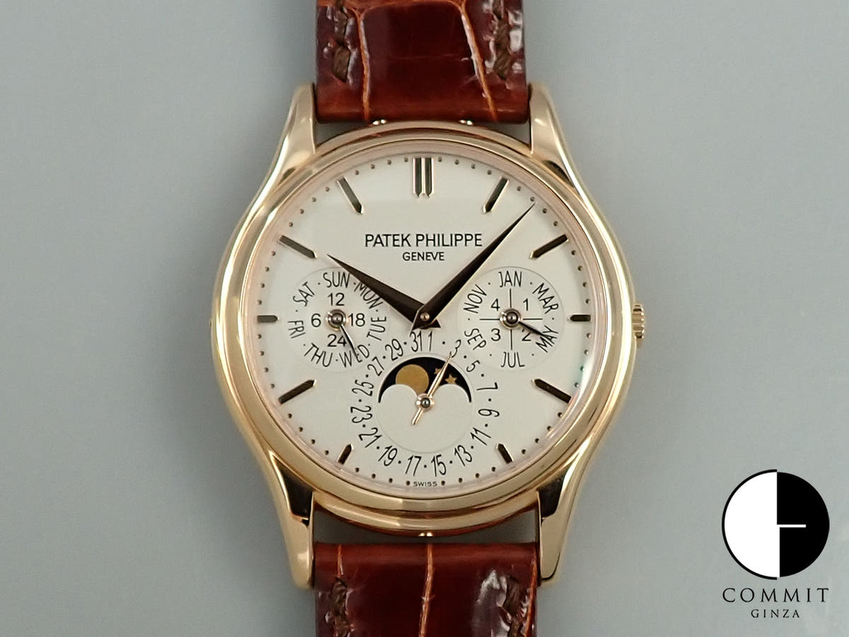 パテックフィリップ パーペチュアルカレンダー Ref.5140R-011 ローズゴールド シルバー文字盤