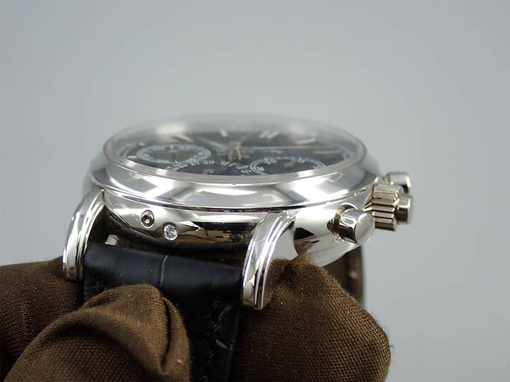 パテックフィリップ パーペチュアルカレンダー スプリットセコンド クロノグラフ Ref.5204P-011 プラチナ ブラック文字盤