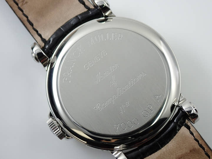 フランクミュラー レトログラード パーペチュアルカレンダー Ref.7000 QP A シルバー文字盤 美品 7RTYC8K6