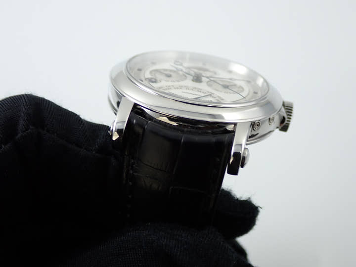 フランクミュラー レトログラード パーペチュアルカレンダー Ref.7000 QP A シルバー文字盤 美品 7RTYC8K6