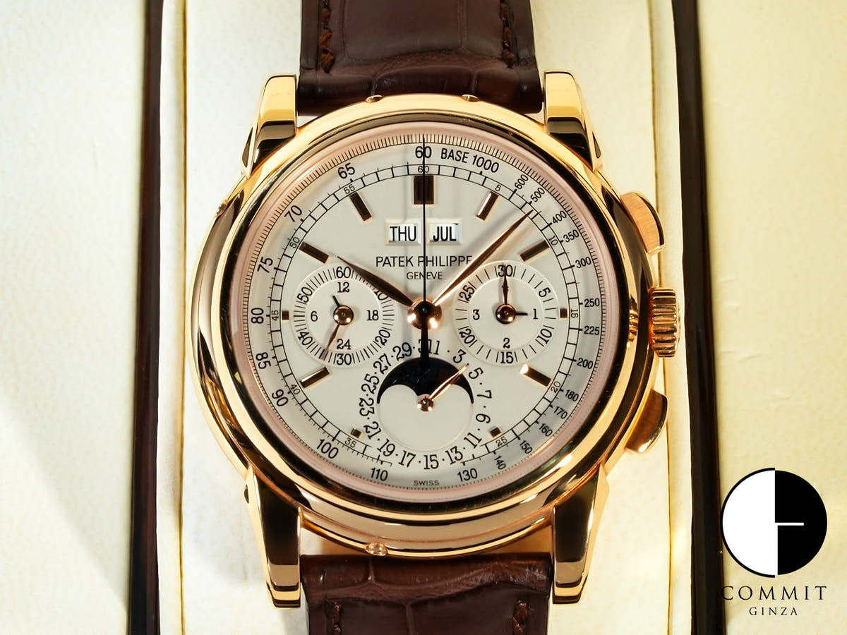 パテックフィリップ パーペチュアルカレンダー クロノグラフ Ref.5970R-001 ローズゴールド シルバー文字盤