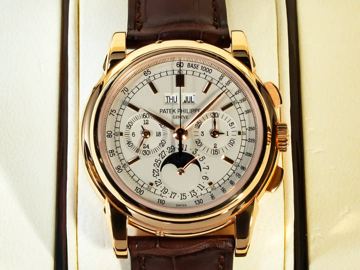 パテックフィリップ パーペチュアルカレンダー クロノグラフ Ref.5970R-001 ローズゴールド シルバー文字盤