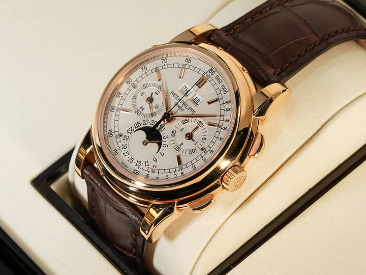 パテックフィリップ パーペチュアルカレンダー クロノグラフ Ref.5970R-001 ローズゴールド シルバー文字盤