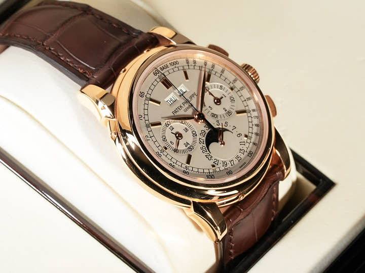 パテックフィリップ パーペチュアルカレンダー クロノグラフ Ref.5970R-001 ローズゴールド シルバー文字盤