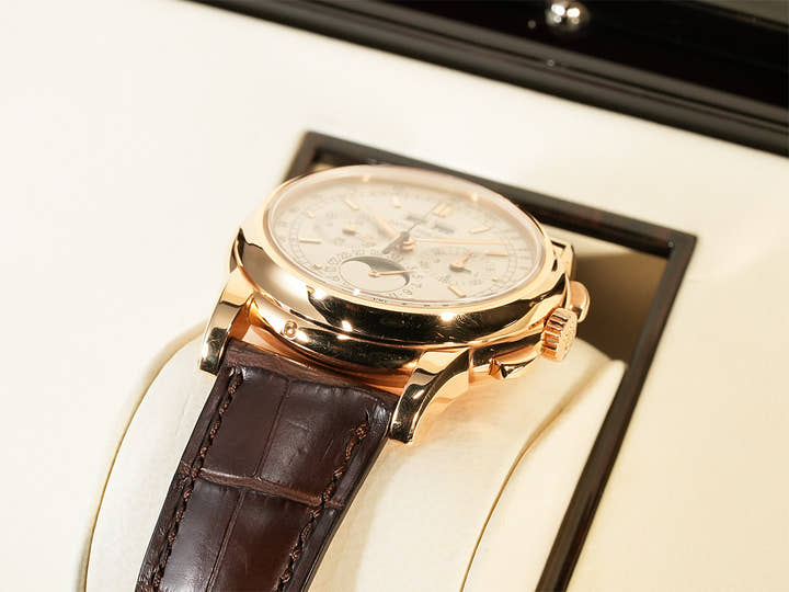 パテックフィリップ パーペチュアルカレンダー クロノグラフ Ref.5970R-001 ローズゴールド シルバー文字盤