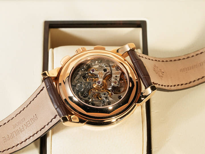 パテックフィリップ パーペチュアルカレンダー クロノグラフ Ref.5970R-001 ローズゴールド シルバー文字盤