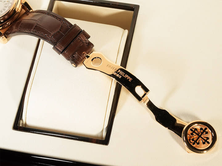 パテックフィリップ パーペチュアルカレンダー クロノグラフ Ref.5970R-001 ローズゴールド シルバー文字盤