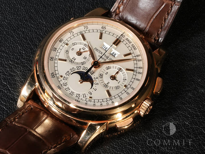 パテックフィリップ パーペチュアルカレンダー クロノグラフ Ref.5970R-001 ローズゴールド シルバー文字盤