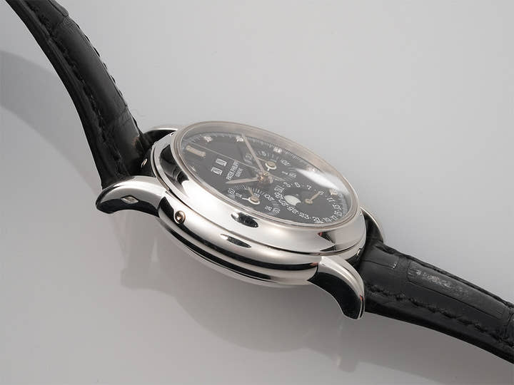 パテックフィリップ パーペチュアルカレンダー クロノグラフ Ref.3970EP-029 プラチナ ブラック11Pダイヤ文字盤