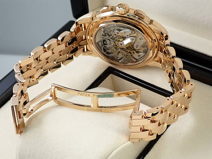 パテックフィリップ パーペチュアルカレンダー クロノグラフ Ref.5270/1R-001 ローズゴールド エボニーブラック ソレイユ文字盤