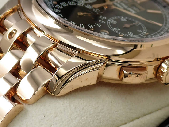 パテックフィリップ パーペチュアルカレンダー クロノグラフ Ref.5270/1R-001 ローズゴールド エボニーブラック ソレイユ文字盤