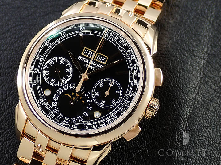 パテックフィリップ パーペチュアルカレンダー クロノグラフ Ref.5270/1R-001 ローズゴールド エボニーブラック ソレイユ文字盤