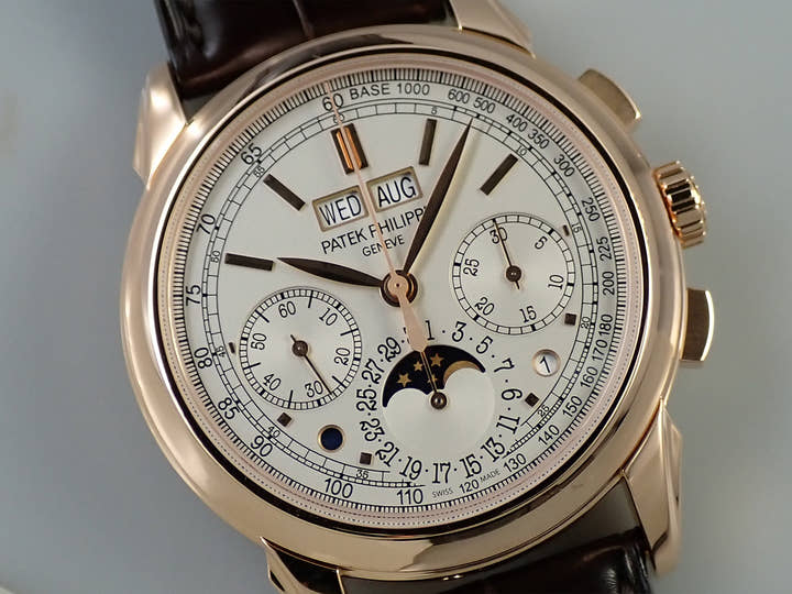パテックフィリップ パーペチュアルカレンダー クロノグラフ Ref.5270R-001 ローズゴールド シルバー文字盤